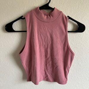 Pink Crop Top Tank